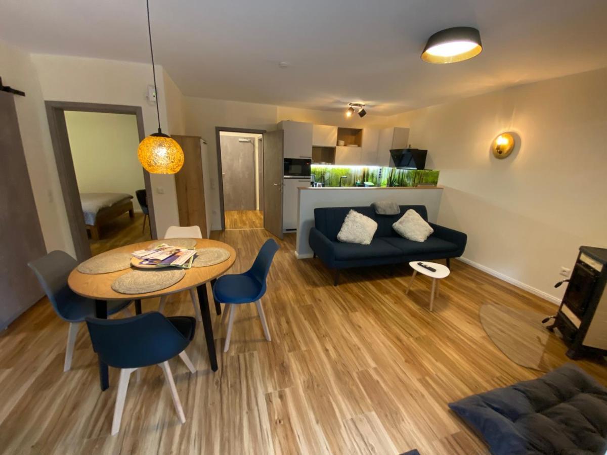 Barrierefreies Ferienapartment A2 Villa Wilisch 55Qm Amtsberg Kültér fotó