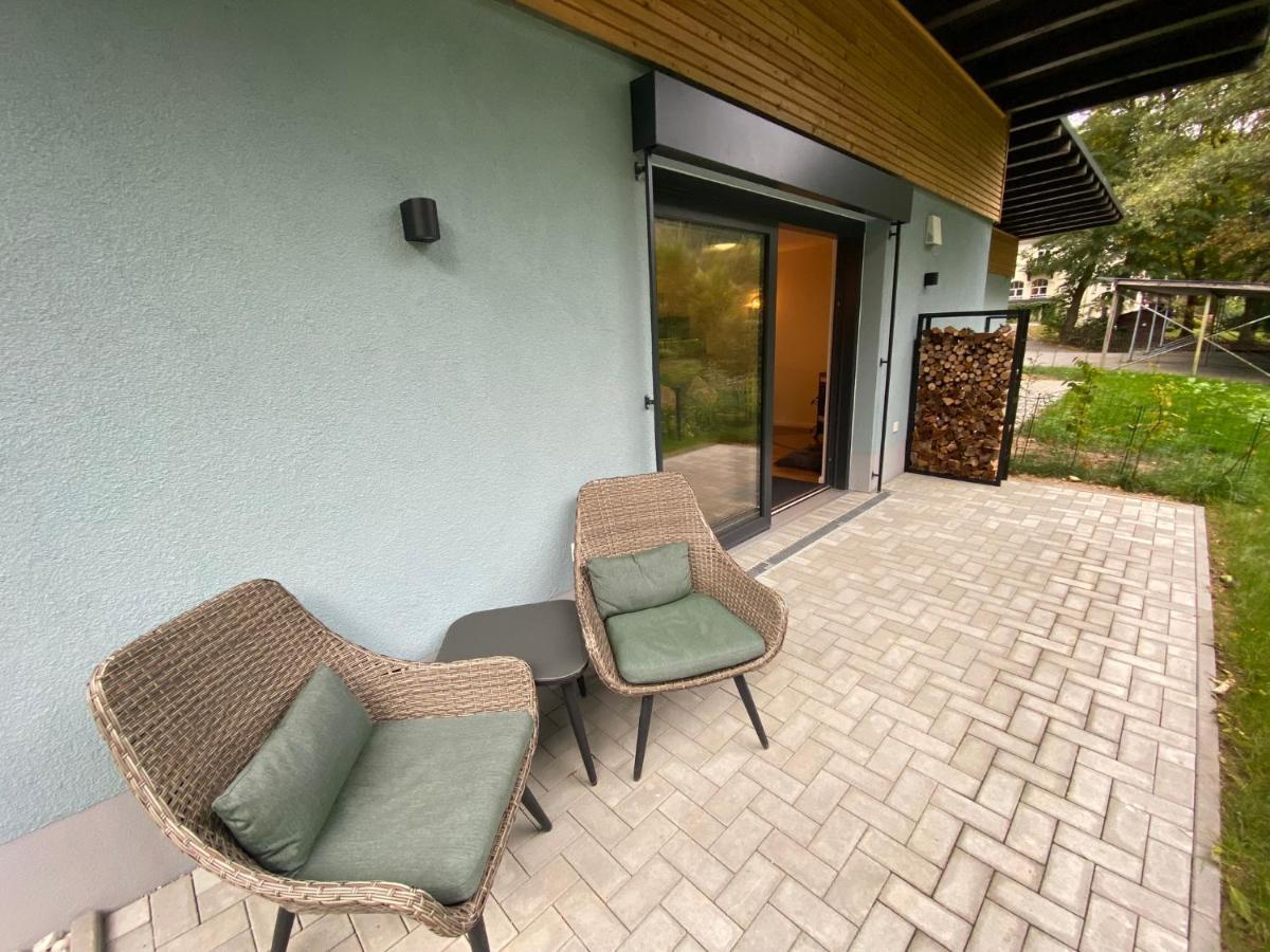 Barrierefreies Ferienapartment A2 Villa Wilisch 55Qm Amtsberg Kültér fotó